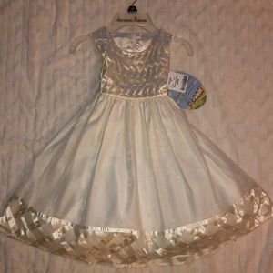 Toddler Girl Wedding Christmas Dress 4/4t New